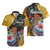 Hawaii Polynesian Hawaiian Shirt Turtles and Hibiscus Flower Gradient Pattern TS04 - Polynesian Pride