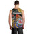 Hawaii Polynesian Men Tank Top Turtles and Hibiscus Flower Gradient Pattern TS04 - Polynesian Pride