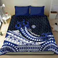 Northern Mariana Islands Saipan Bedding Set Polynesian Tribal Pattern - Commonwealth Seal Art TS04 - Polynesian Pride