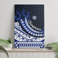 Northern Mariana Islands Saipan Canvas Wall Art Polynesian Tribal Pattern - Commonwealth Seal Art TS04 - Polynesian Pride