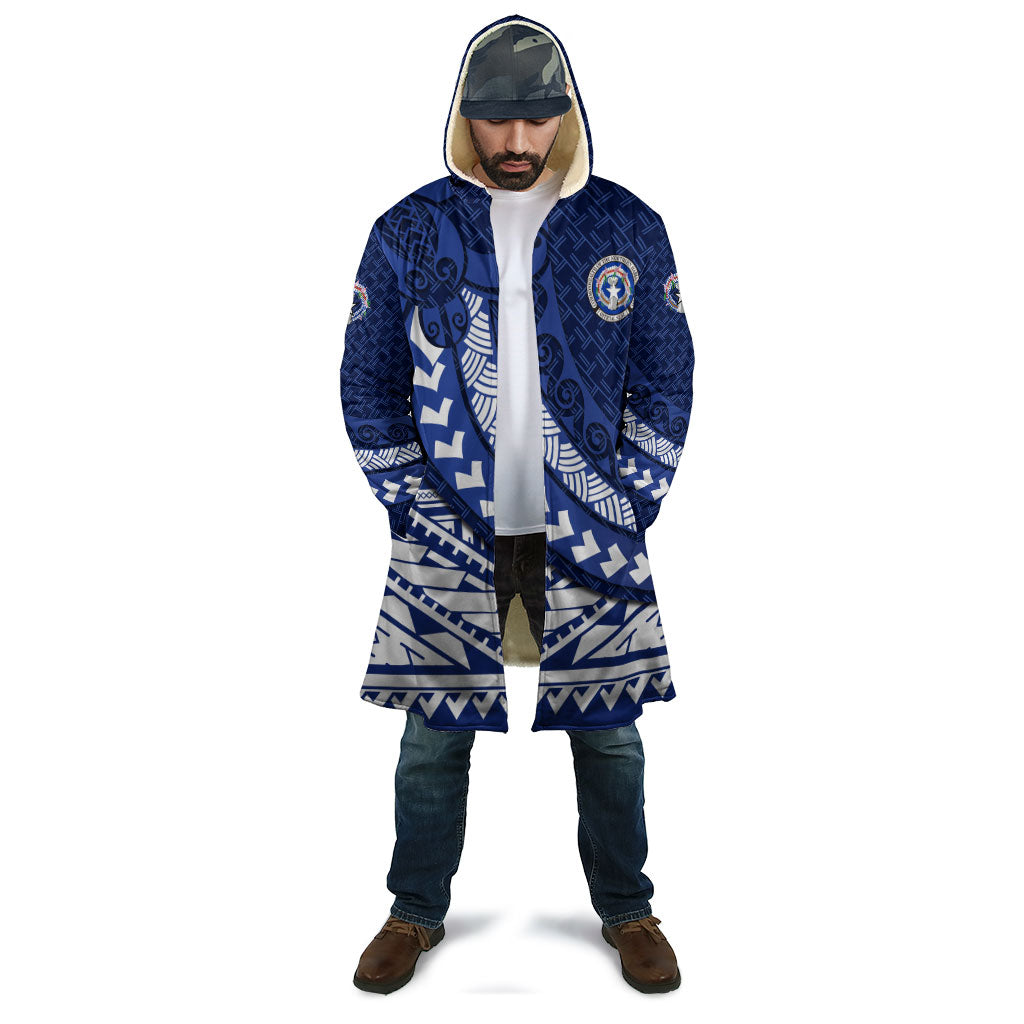 Northern Mariana Islands Saipan Cloak Polynesian Tribal Pattern - Commonwealth Seal Art TS04 - Polynesian Pride