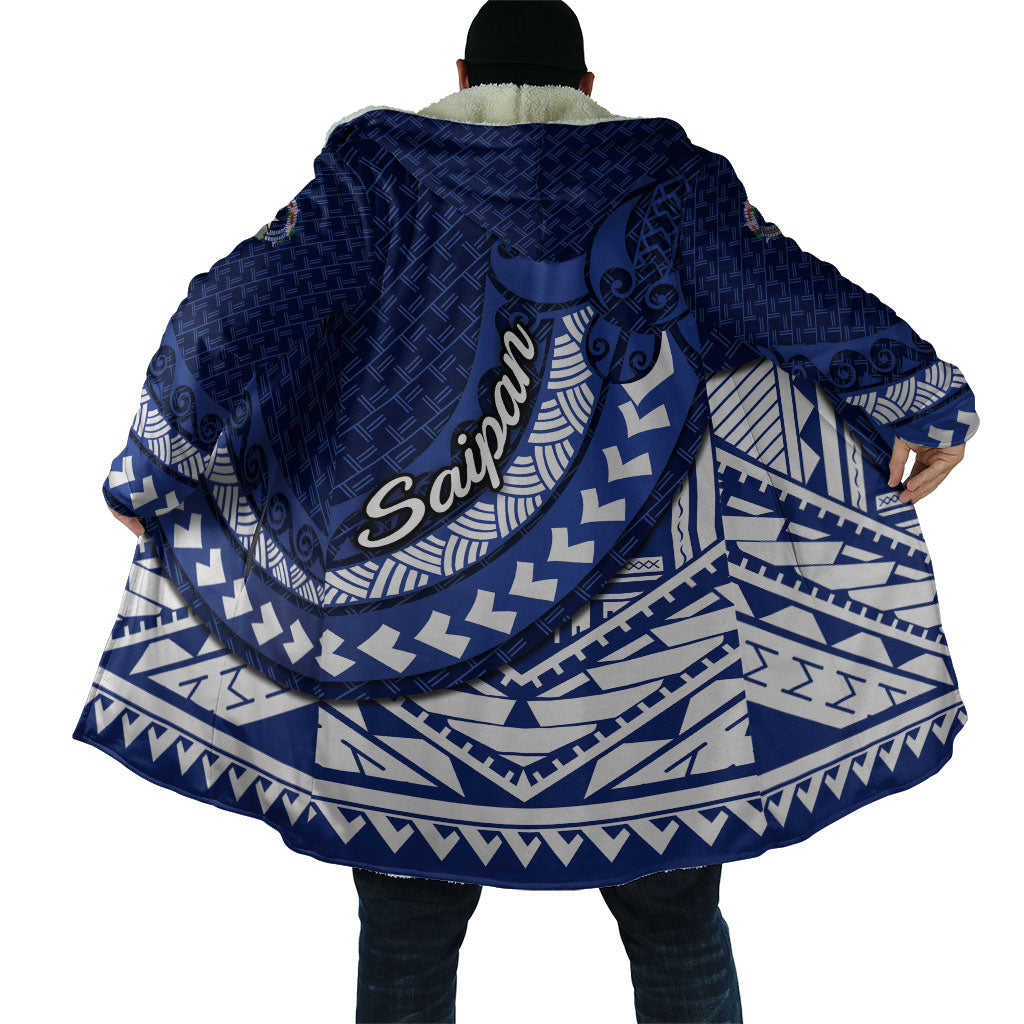 Northern Mariana Islands Saipan Cloak Polynesian Tribal Pattern - Commonwealth Seal Art TS04 - Polynesian Pride
