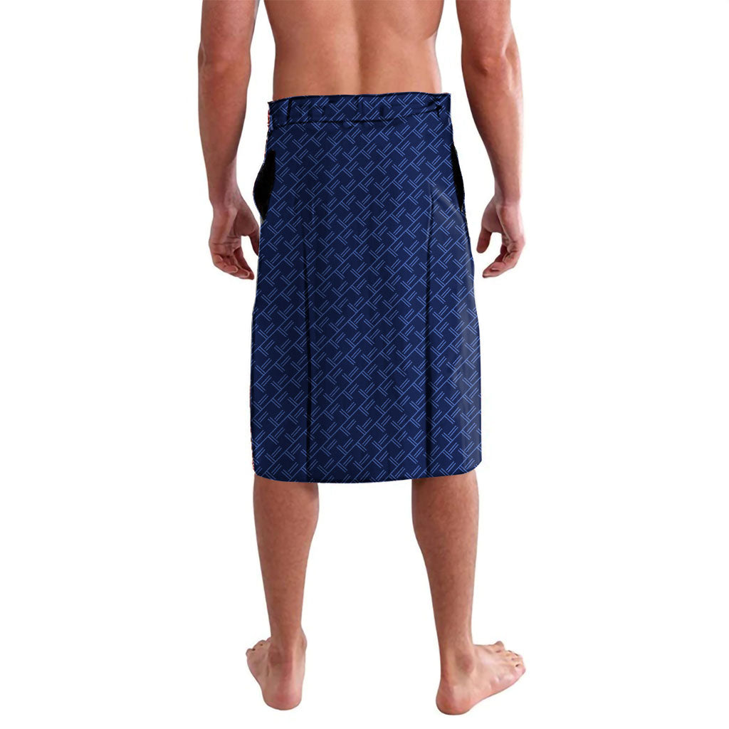 Northern Mariana Islands Saipan Lavalava Polynesian Tribal Pattern - Commonwealth Seal Art TS04 - Polynesian Pride