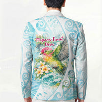 Saipan CMNI Blazer Polynesian Northern Mariana Islands Fruit Dove Watercolor TS04 - Polynesian Pride