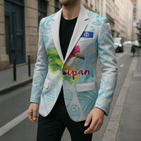 Saipan CMNI Blazer Polynesian Northern Mariana Islands Fruit Dove Watercolor TS04 - Polynesian Pride