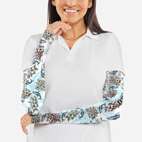 Personalized Masefau American Samoa Arm Sleeves Vintage Whale Hibiscus Ocean Waves TS04 - Polynesian Pride
