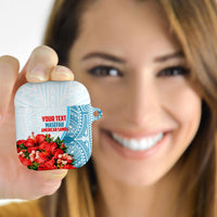 Personalized American Samoa Masefau AirPods Case Hibiscus Tropical Floral Whale Polynesian Tribal Pattern TS04 - Polynesian Pride
