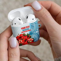 Personalized American Samoa Masefau AirPods Case Hibiscus Tropical Floral Whale Polynesian Tribal Pattern TS04 - Polynesian Pride