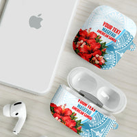 Personalized American Samoa Masefau AirPods Case Hibiscus Tropical Floral Whale Polynesian Tribal Pattern TS04 - Polynesian Pride