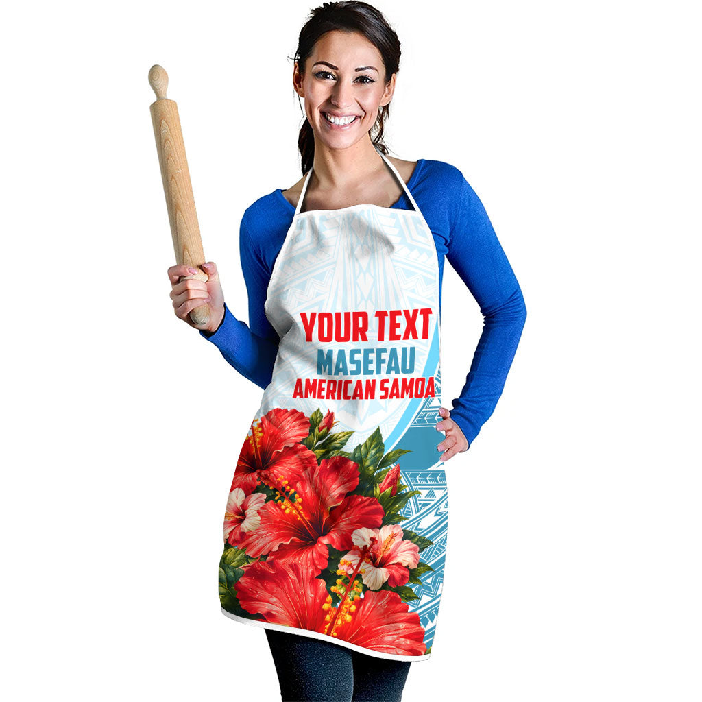 Personalized American Samoa Masefau Apron Hibiscus Tropical Floral Whale Polynesian Tribal Pattern TS04 - Polynesian Pride