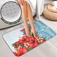 Personalized American Samoa Masefau Bathroom Set Hibiscus Tropical Floral Whale Polynesian Tribal Pattern TS04 - Polynesian Pride