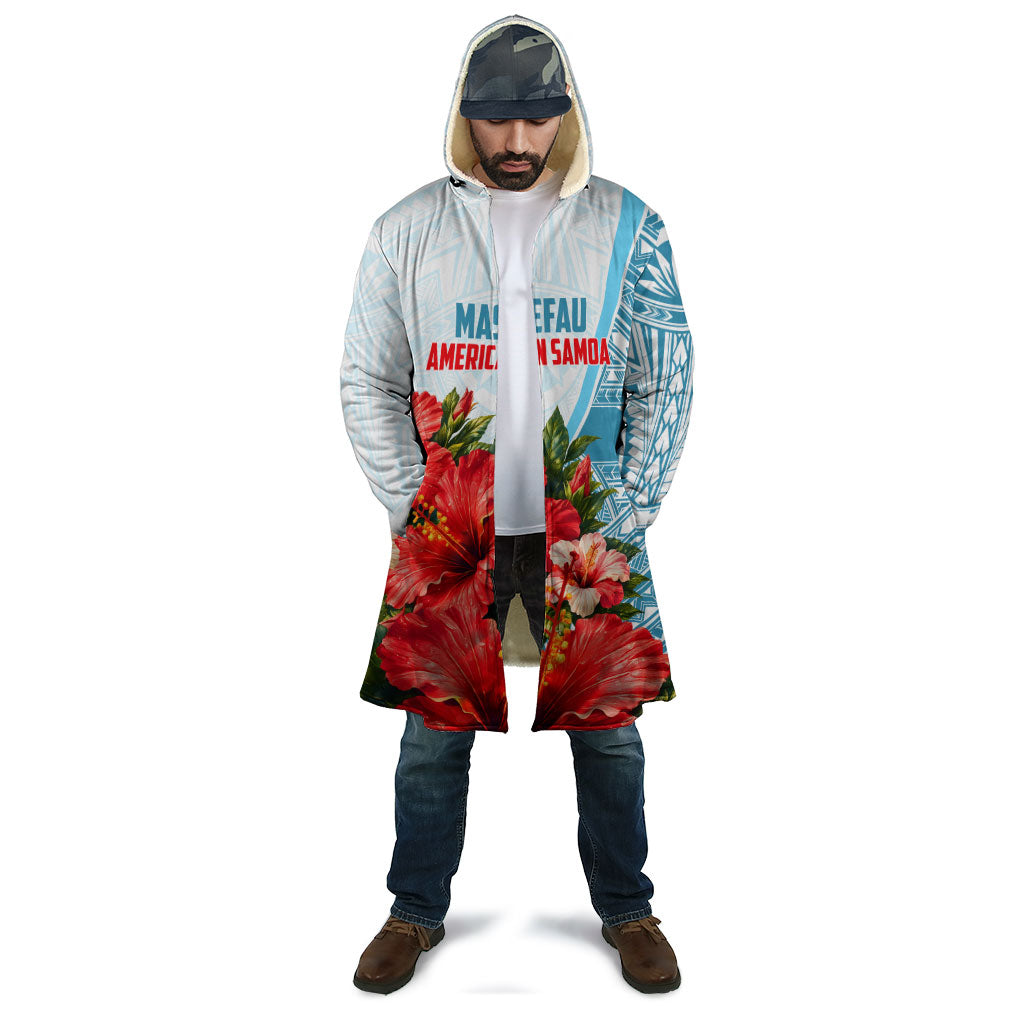 Personalized American Samoa Masefau Cloak Hibiscus Tropical Floral Whale Polynesian Tribal Pattern TS04 - Polynesian Pride