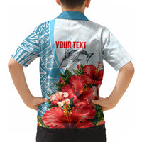 Personalized American Samoa Masefau Hawaiian Shirt Hibiscus Tropical Floral Whale Polynesian Tribal Pattern TS04 - Polynesian Pride