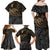 Polynesian Family Matching Off Shoulder Maxi Dress and Hawaiian Shirt Hammerhead Shark Tribal Pattern TS04 - Polynesian Pride