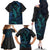 Polynesian Whale Family Matching Off Shoulder Long Sleeve Dress and Hawaiian Shirt TS04 - Polynesian Pride