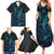 Polynesian Whale Family Matching Summer Maxi Dress and Hawaiian Shirt TS04 - Polynesian Pride