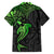 Polynesian Hawaiian Shirt Hammerhead Shark Tribal Pattern Black Green Version TS04 - Polynesian Pride