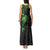 Polynesian Tank Maxi Dress Hammerhead Shark Tribal Pattern Black Green Version TS04 - Polynesian Pride