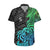 Zodiac Cancer Hawaiian Shirt Polynesian in Gradient Blue TS04 Gradient Blue - Polynesian Pride