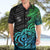 Zodiac Cancer Hawaiian Shirt Polynesian in Gradient Blue TS04 - Polynesian Pride