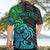 Zodiac Cancer Hawaiian Shirt Polynesian in Gradient Blue TS04 - Polynesian Pride