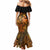 Zodiac Scorpio Mermaid Dress Polynesian in Orange TS04 - Polynesian Pride