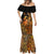 Zodiac Scorpio Mermaid Dress Polynesian in Orange TS04 - Polynesian Pride