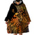 Zodiac Scorpio Wearable Blanket Hoodie Polynesian in Orange TS04 - Polynesian Pride