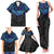 Polynesian Ray Pattern Family Matching Tank Maxi Dress and Hawaiian Shirt TS04 - Polynesian Pride