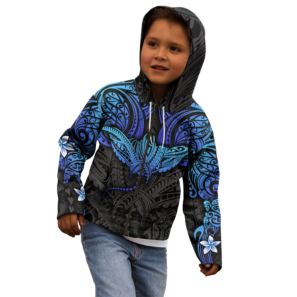 Polynesian Ray Pattern Kid Hoodie TS04 - Polynesian Pride