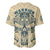 Polynesian Baseball Jersey Warrior Skull with Tribal Patterns Tattoo Design TS04 - Polynesian Pride