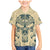 Polynesian Family Matching Mermaid Dress and Hawaiian Shirt Warrior Skull with Tribal Patterns Tattoo Design TS04 Son's Shirt Yellow - Polynesian Pride