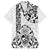 Hawaii Family Matching Short Sleeve Bodycon Dress and Hawaiian Shirt with Polynesian Turtle TS04 Dad's Shirt - Short Sleeve Black/White - Polynesian Pride