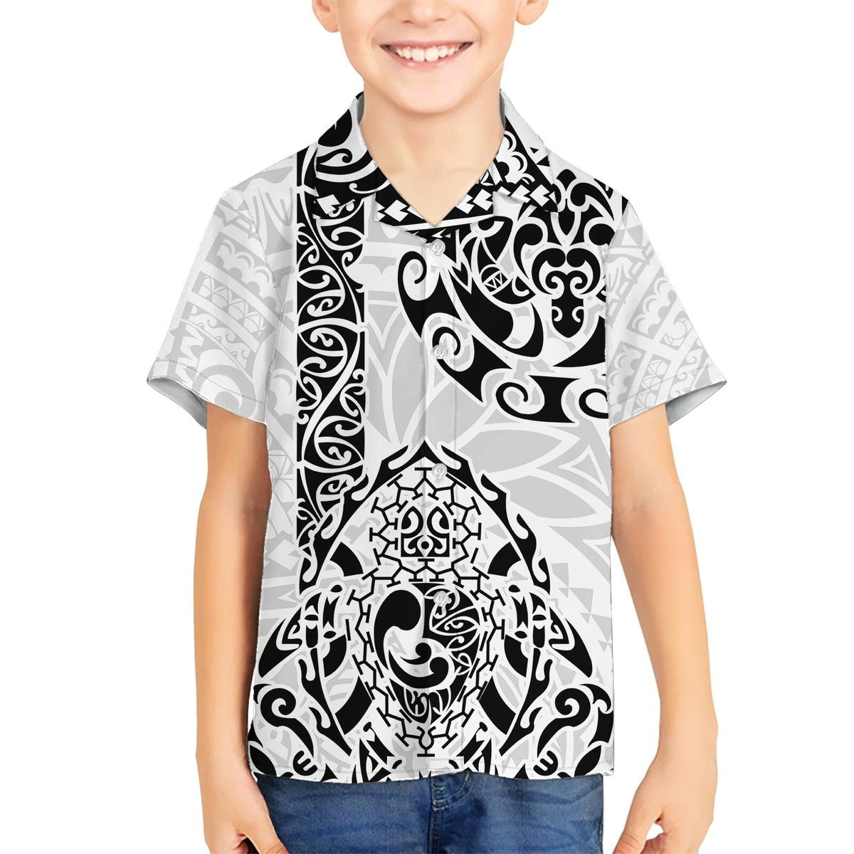 Hawaii Hawaiian Shirt with Polynesian Turtle TS04 - Polynesian Pride