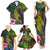 Polynesian Family Matching Tank Maxi Dress and Hawaiian Shirt Whales and Compass Gradient Pattern TS04 - Polynesian Pride