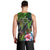 Polynesian Men Tank Top Whales and Compass Gradient Pattern TS04 - Polynesian Pride