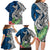 Polynesian Family Matching Long Sleeve Bodycon Dress and Hawaiian Shirt Whale Pattern and Hibiscus Flowers TS04 - Polynesian Pride