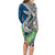 Polynesian Family Matching Long Sleeve Bodycon Dress and Hawaiian Shirt Whale Pattern and Hibiscus Flowers TS04 - Polynesian Pride