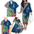 Polynesian Family Matching Off Shoulder Long Sleeve Dress and Hawaiian Shirt Whale Pattern and Hibiscus Flowers TS04 - Polynesian Pride