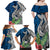 Polynesian Family Matching Off Shoulder Maxi Dress and Hawaiian Shirt Whale Pattern and Hibiscus Flowers TS04 - Polynesian Pride