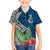 Polynesian Family Matching Tank Maxi Dress and Hawaiian Shirt Whale Pattern and Hibiscus Flowers TS04 Son's Shirt Multicolor - Polynesian Pride