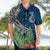 Polynesian Hawaiian Shirt Whale Pattern and Hibiscus Flowers TS04 - Polynesian Pride