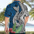 Polynesian Hawaiian Shirt Whale Pattern and Hibiscus Flowers TS04 - Polynesian Pride