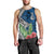 Polynesian Men Tank Top Whale Pattern and Hibiscus Flowers TS04 - Polynesian Pride