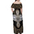 Polynesian Hawaii Tattoo Family Matching Off Shoulder Maxi Dress and Hawaiian Shirt TS04 - Polynesian Pride