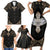 Polynesian Hawaii Tattoo Family Matching Short Sleeve Bodycon Dress and Hawaiian Shirt TS04 - Polynesian Pride