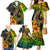 Hawaii Family Matching Mermaid Dress and Hawaiian Shirt Polynesian Fish Hook and Hibiscus Flowers with Gradient Pattern TS04 - Polynesian Pride