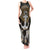 Polynesian Swordfish Tank Maxi Dress with Anchor Pattern and Tribal Turtle TS04 - Polynesian Pride