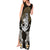 Polynesian Swordfish Tank Maxi Dress with Anchor Pattern and Tribal Turtle TS04 - Polynesian Pride