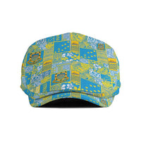 Tuvalu Manuia te Kilisimasi Jeff Hat Pacific Patchwork Xmas Vibes LT9 Green - Polynesian Pride